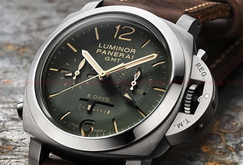 panerai luminor 1950 chrono monopulsante 8 days gmt titanio|panerai luminor 1950 submersible.